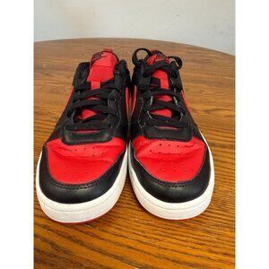 Nike Court Borough Low 2 Kids Sneakers Black University Chicago Red Size 7